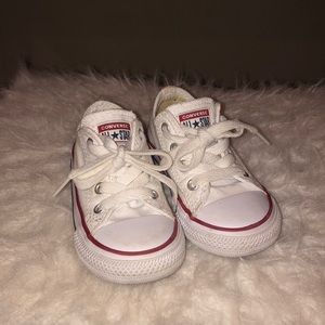 Gently worn toddler converse shoes size 6